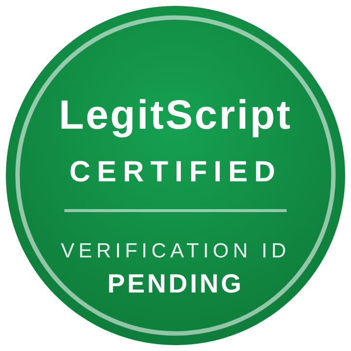 LegitScript Certified